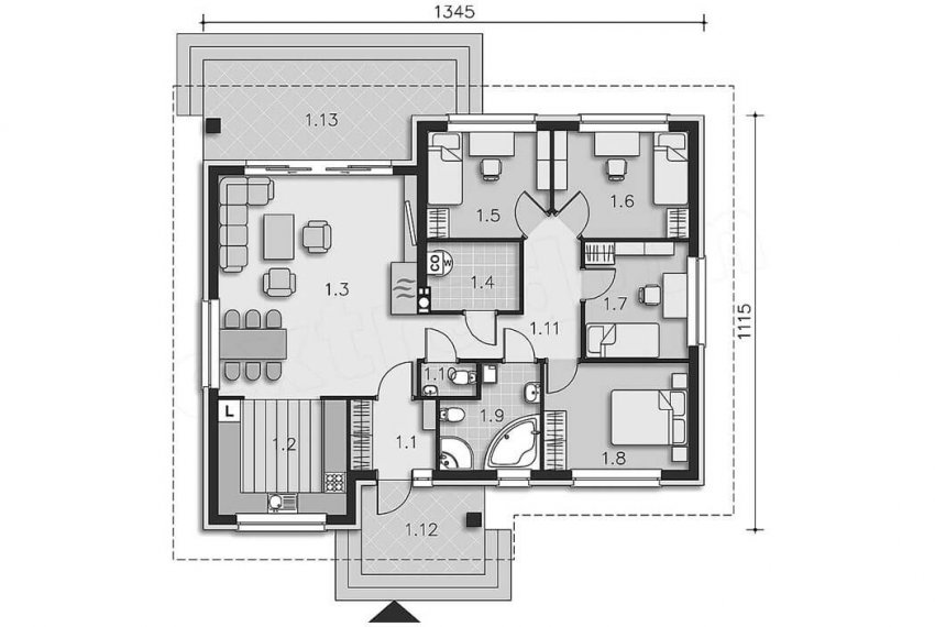 rodinny-dom-trendhouse-bungalov-dom-trd---210-podorys